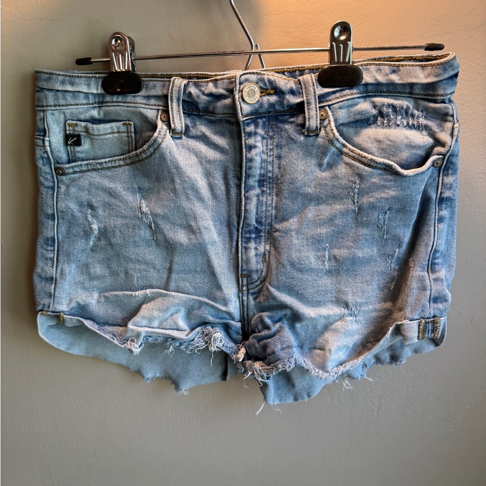 Kancan Distressed Denim Shorts